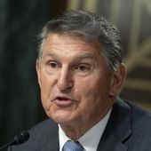 Sen. Joe Manchin, D-W.Va., speaks during a Senate Appropriations Committee hearing, July 11, 2023, on Capitol Hill in Washington. Manchin says he has been thinking “seriously” about leaving the Democratic Party and becoming an independent. The West Virginia senator made the comments on MetroNews “Talkline,” on Thursday. (AP Photo/Manuel Balce Ceneta, File)