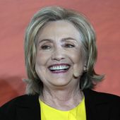 Hillary Rodham Clinton, former U.S. secretary of state, talks during the international Women&#x27;s Day in Abu Dhabi, United Arab Emirates, Wednesday, March 8, 2023. (AP Photo/Kamran Jebreili) ** FILE **