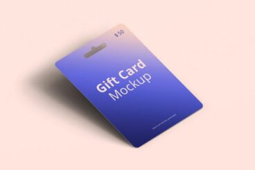 40+ Gift Card Mockup Templates (Free & Pro)