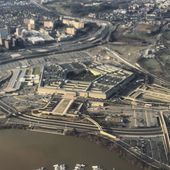 The Pentagon is seen in this aerial view in Washington, Jan. 26, 2020. The U.S. military academies must improve their leadership, stop toxic practices such as hazing and shift behavior training into the classrooms, according to a Pentagon study aimed at addressing an alarming spike in sexual assaults and misconduct. (AP Photo/Pablo Martinez Monsivais, File)