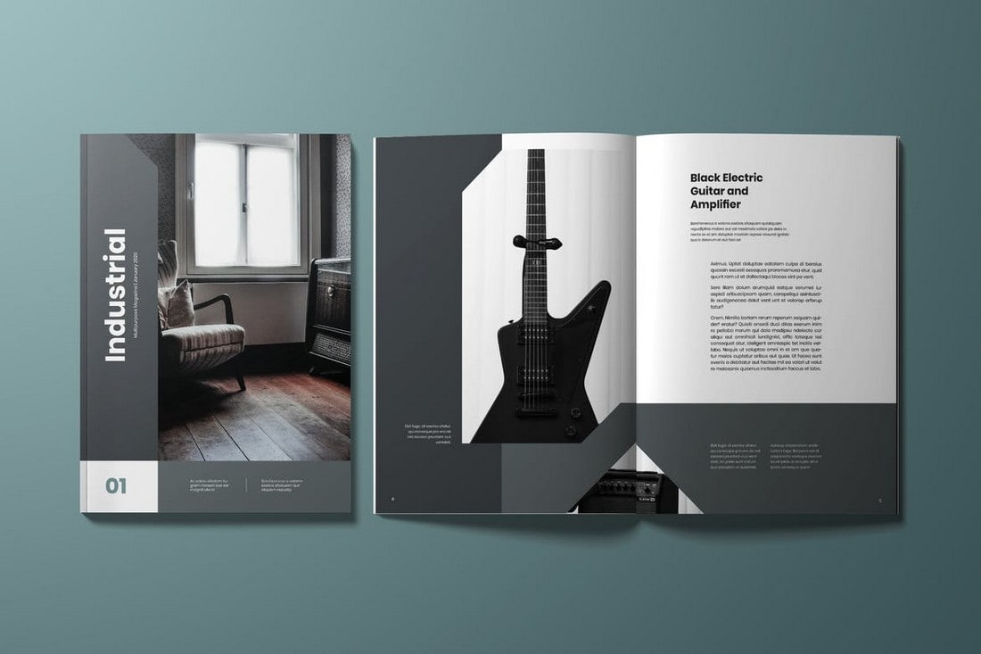 Minimal InDesign Magazine Template