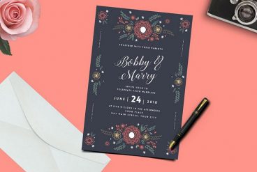 60+ Wonderful Wedding Invitation & Card Design Samples