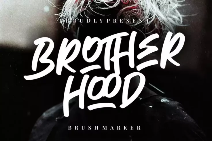 View Information about Brotherhood Modern Brush Marker Font