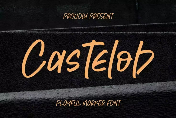 View Information about Castelob Playful Marker Font