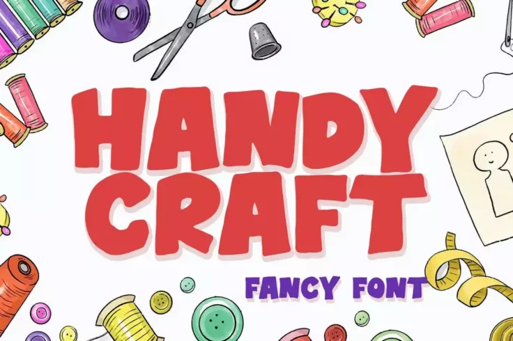 View Information about Handy Craft Chunky Cartoon Font