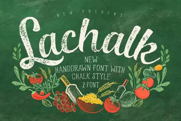 View Information about LaChalk Chalkboard Font