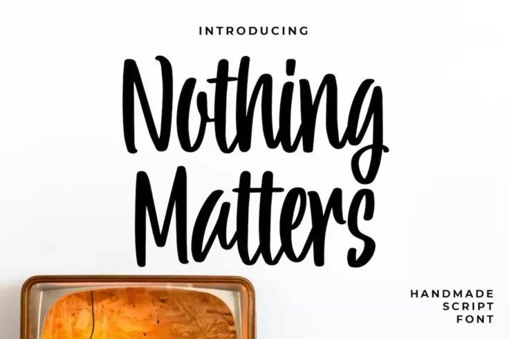 View Information about Nothing Matters Script Condensed Font