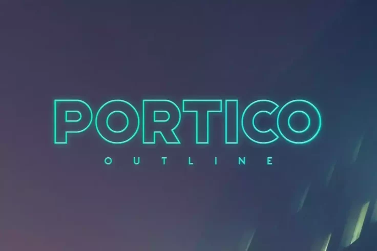 View Information about Portico Outline Font