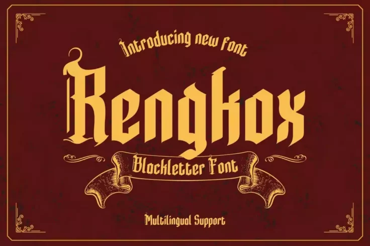 View Information about Rengkox Font